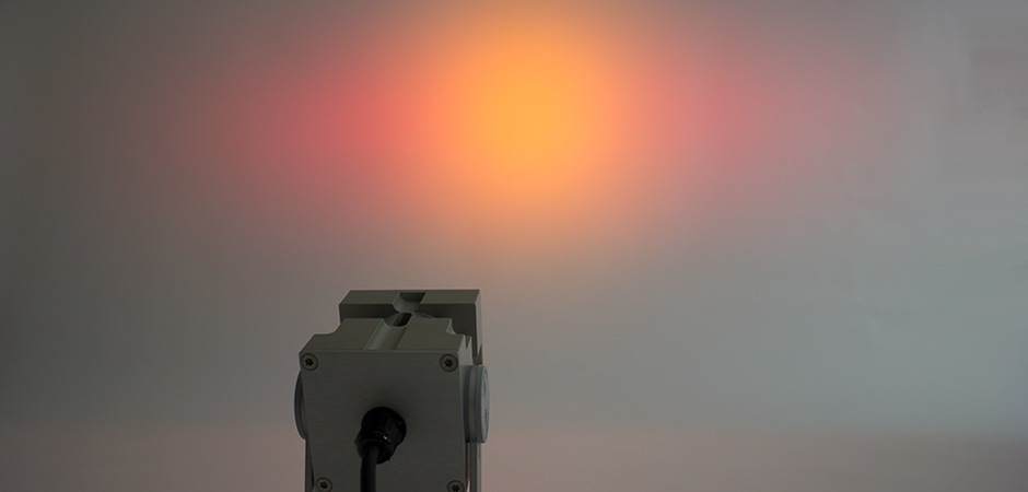 LED Firespot rood-oranje