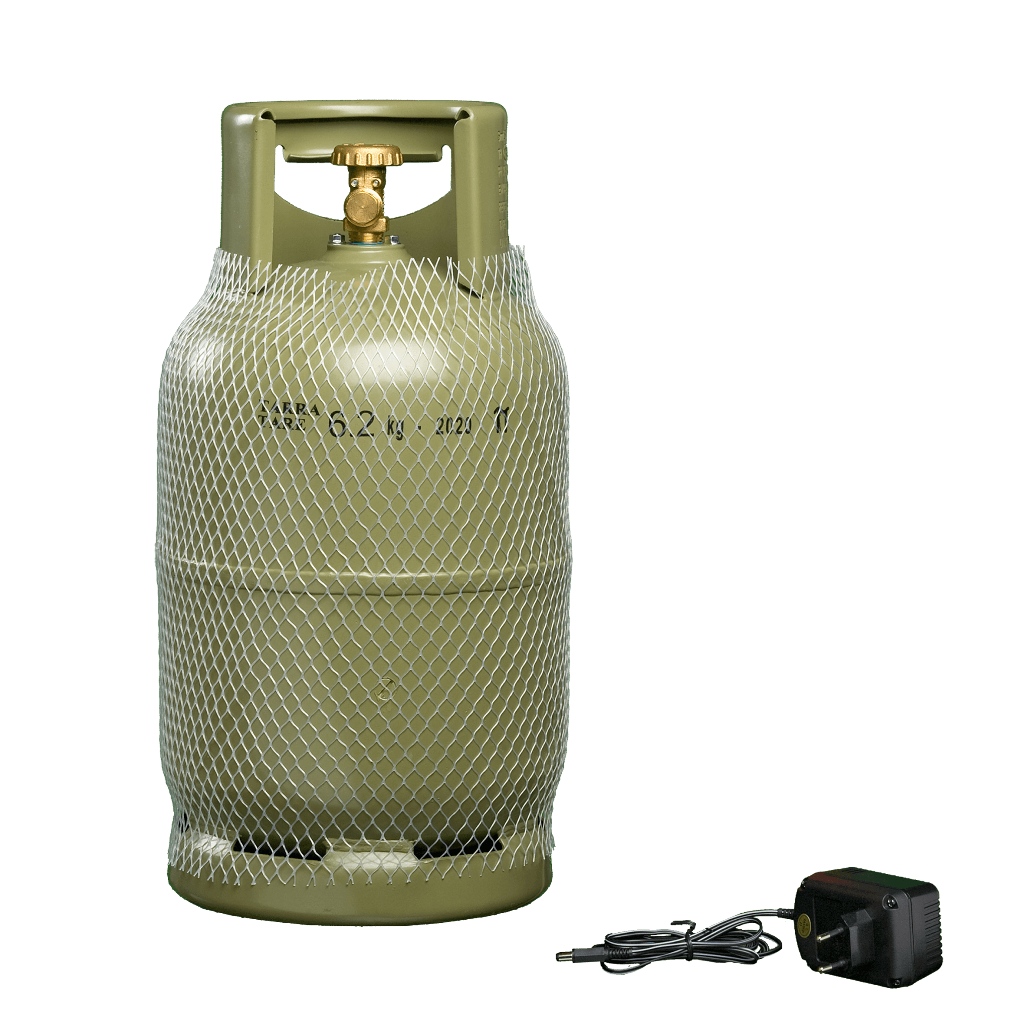 Oefengasfles Elektronisch groen