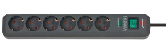 Stekkerdoos 6 delig, kabel 5 meter