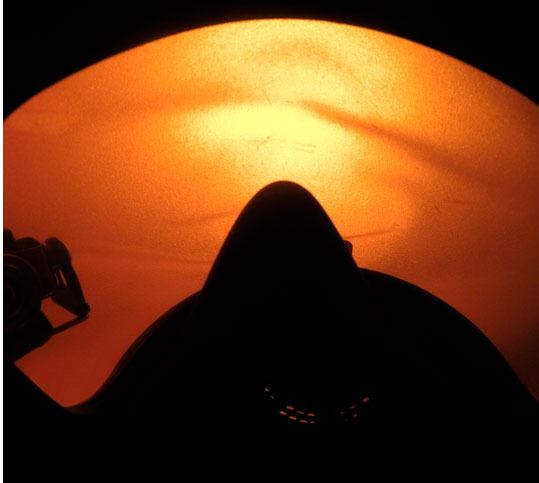 Blindmasker Brandweer Black Smoke