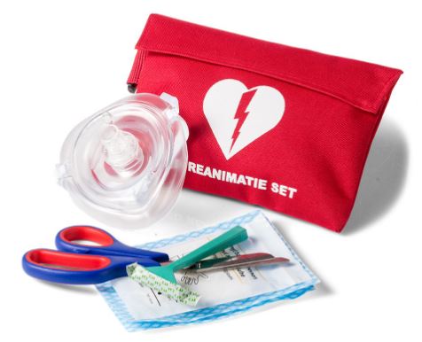 AED reanimatieset in tasje