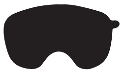 Blindeersticker tbv MSA masker (25 st)