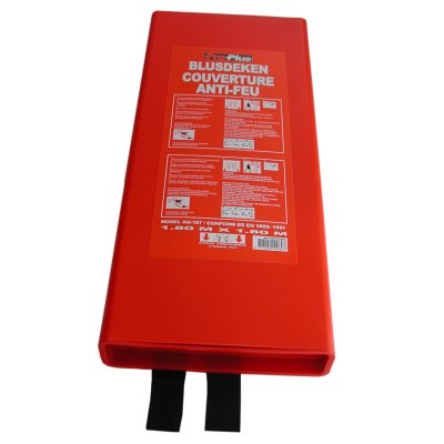 Blusdeken 120 x 120 cm in wandhouder