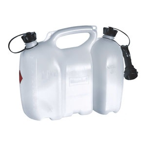 Combi jerry can 6/3L Rood