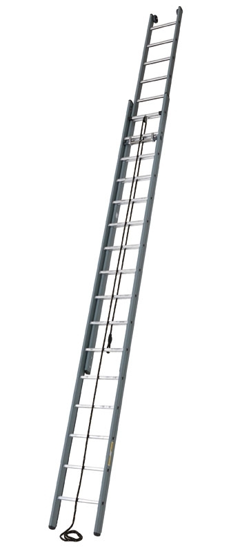 2 delige brandweer optrekladder