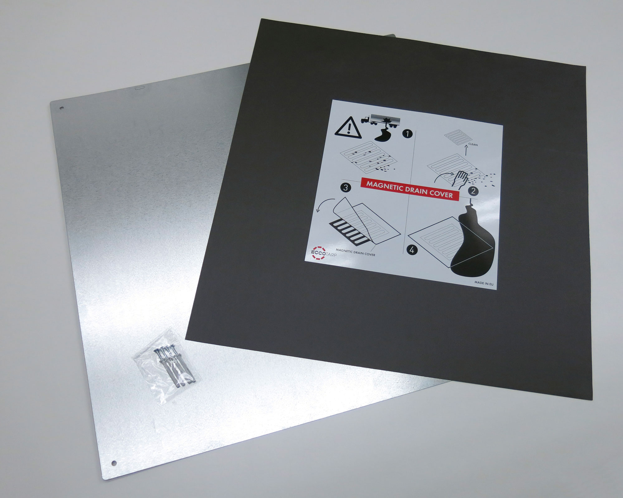 Rioolafdichting 60x60 + bevestigingplaat