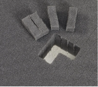 Plukschuim 570x370x50 mm