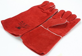 Hitte bestendige handschoenen ROOD