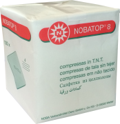 Nobatop 8 gaaskompressen 10x10 cm 100 st