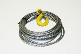 20 meter, 11 mm staalkabel voor 16 kN