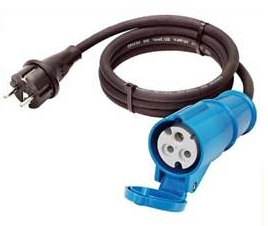 Verloopsnoer van 230V naar CEE 230V