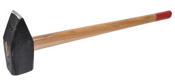 Voorhamer met Hickory steel 3KG