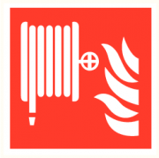 Brandslang sticker (vinyl)