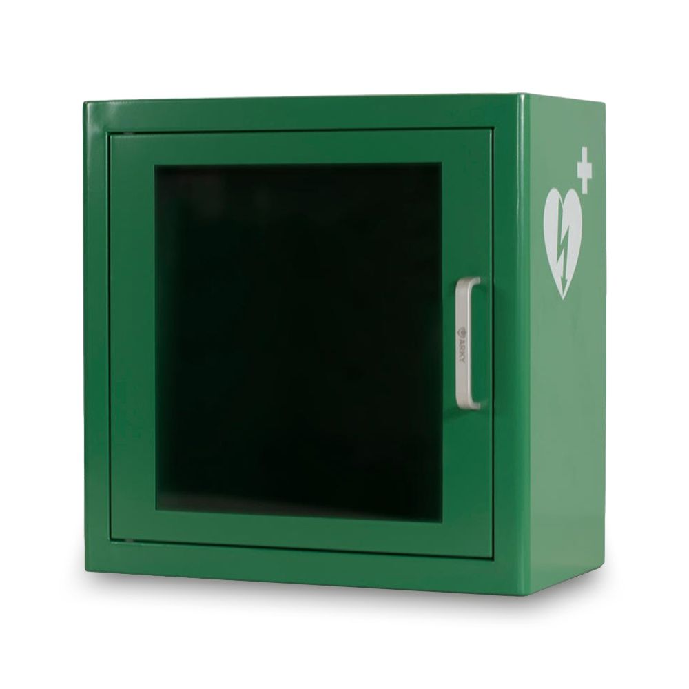 AED basic wandkast groen