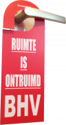 Deurhangers "ONTRUIMDE RUIMTE" 25 st.