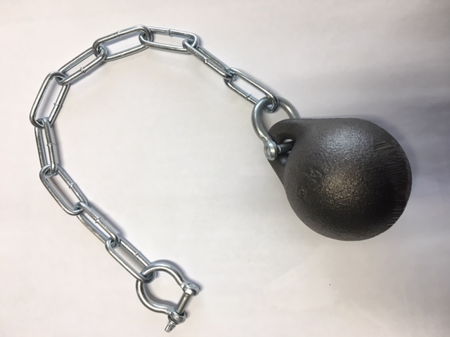 Ketting met harp sluitingen voor kogel