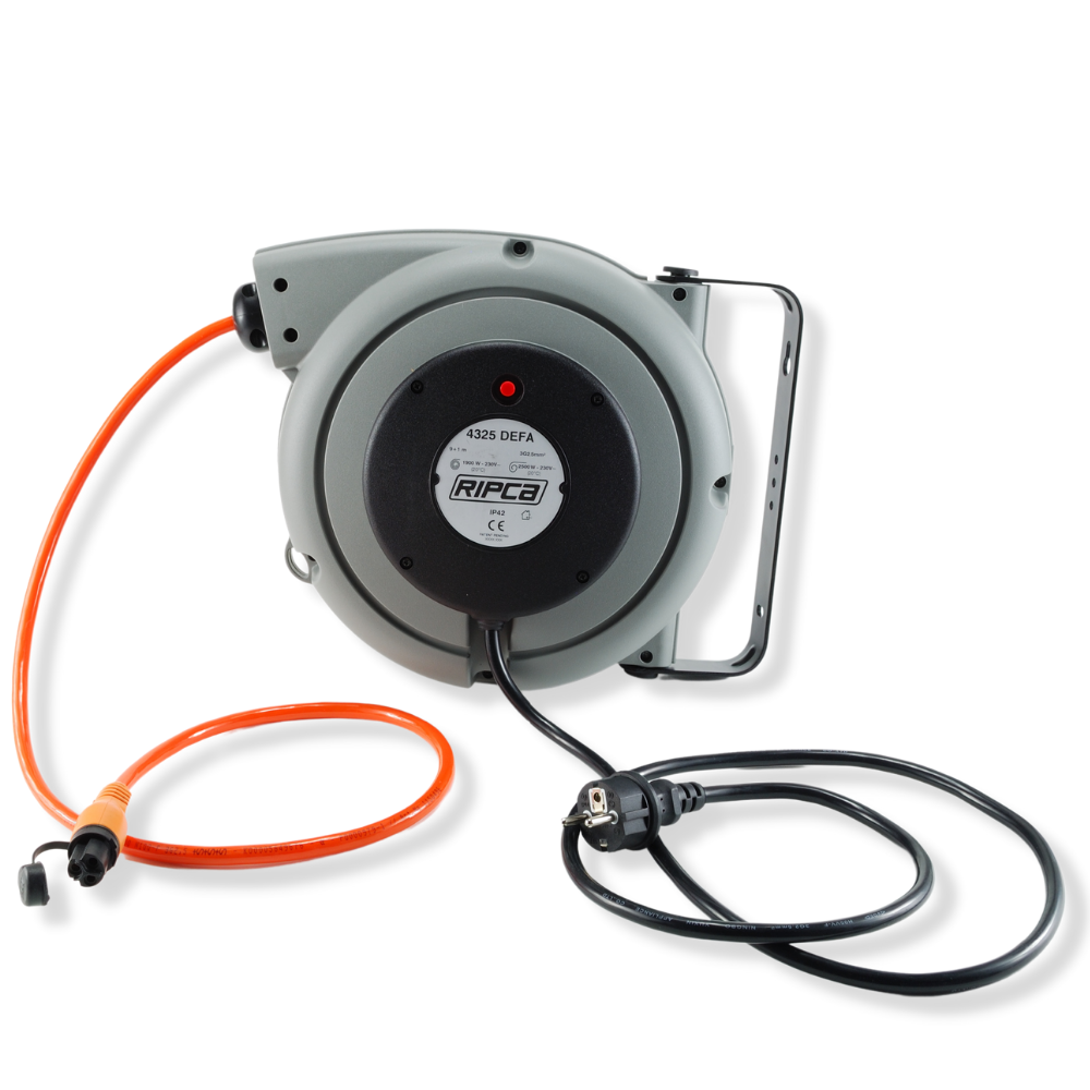DEFA HD kabelhaspel 10m met 230V stekker
