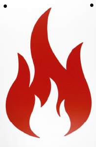 Vlammenbord traditioneel