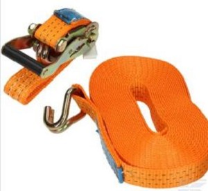 Spanband 50 mm 2T 2-delig | Sleufgatfitting 3 meter | Spanbanden op maat